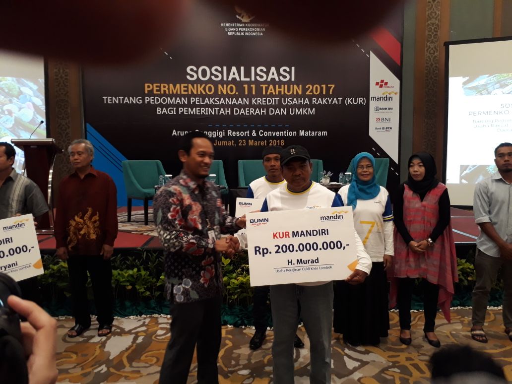 Mandiri Target Salurkan KUR Sebesar Rp 14,56 Triliun di 2018