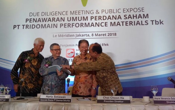 Tridomain Performance Materials Tawarkan Harga IPO di Kisaran Rp210-276 per Saham