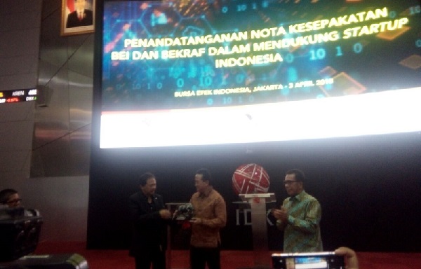 Bekraf Gandeng BEI Kembangkan Startup Lewat Program IDX Incubator