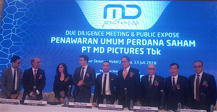 IPO MD Pictures Incar Dana Segar Rp416 Miliar