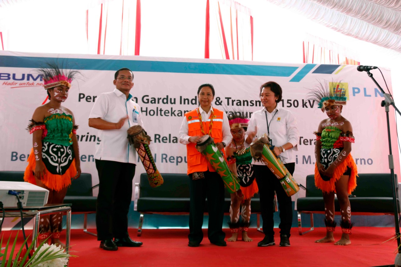 Tiga Proyek Infrastruktur Kelistrikan di Papua Resmi Beroperasi