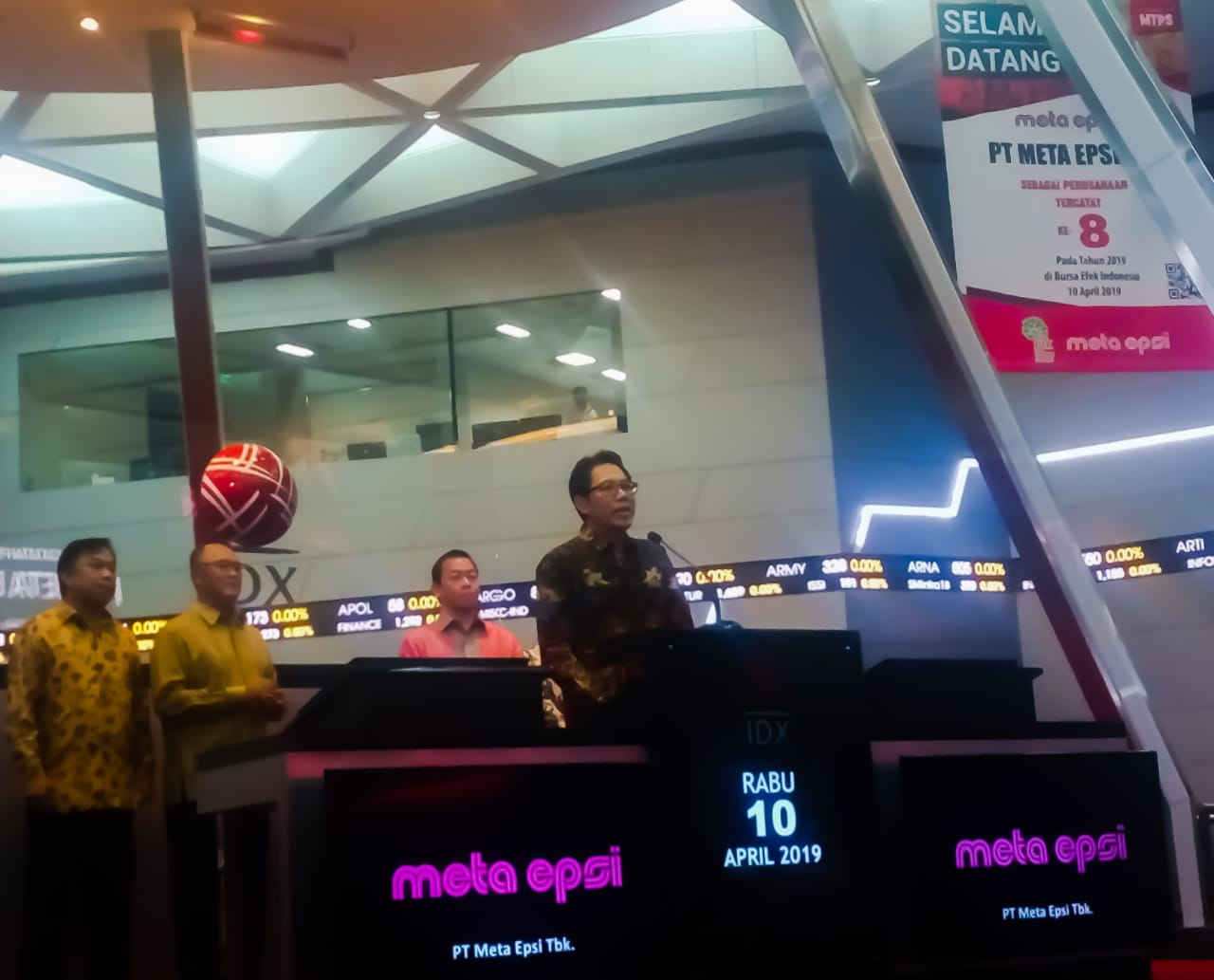 PT Meta Epsi Tbk Resmi Tercatat sebagai Emiten di Bursa Efek Indonesia