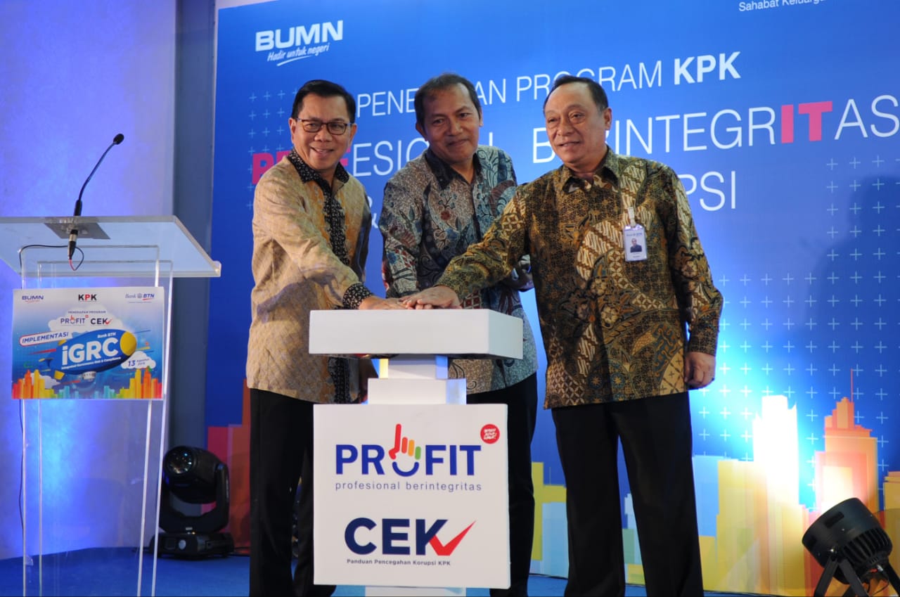 Cegah Korupsi, Bank BTN (BBTN) Adopsi Profit Cek Milik KPK