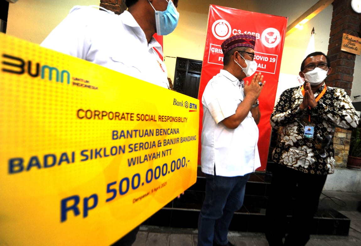 Bank BTN (BBTN) Peduli Kembali Salurkan CSR Kepada Korban Bencana NTT