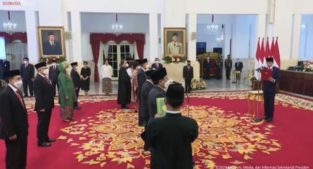 Presiden Lantik Mantan Ketua Kadin Indonesia Sebagai Dubes RI Untuk Amerika Serikat