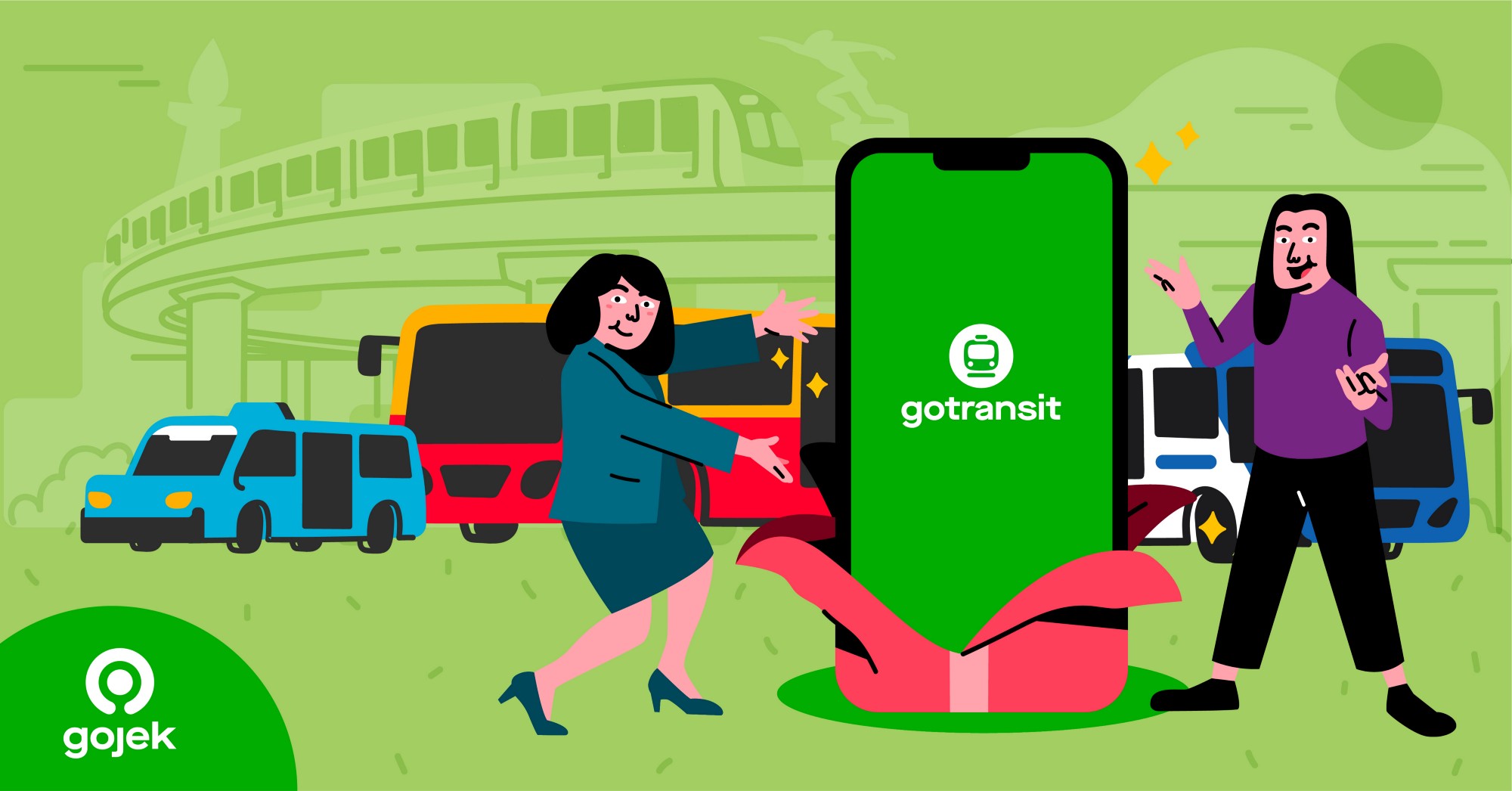 Gojek-KCI Kembangkan Solusi Perjalanan Terintegrasi