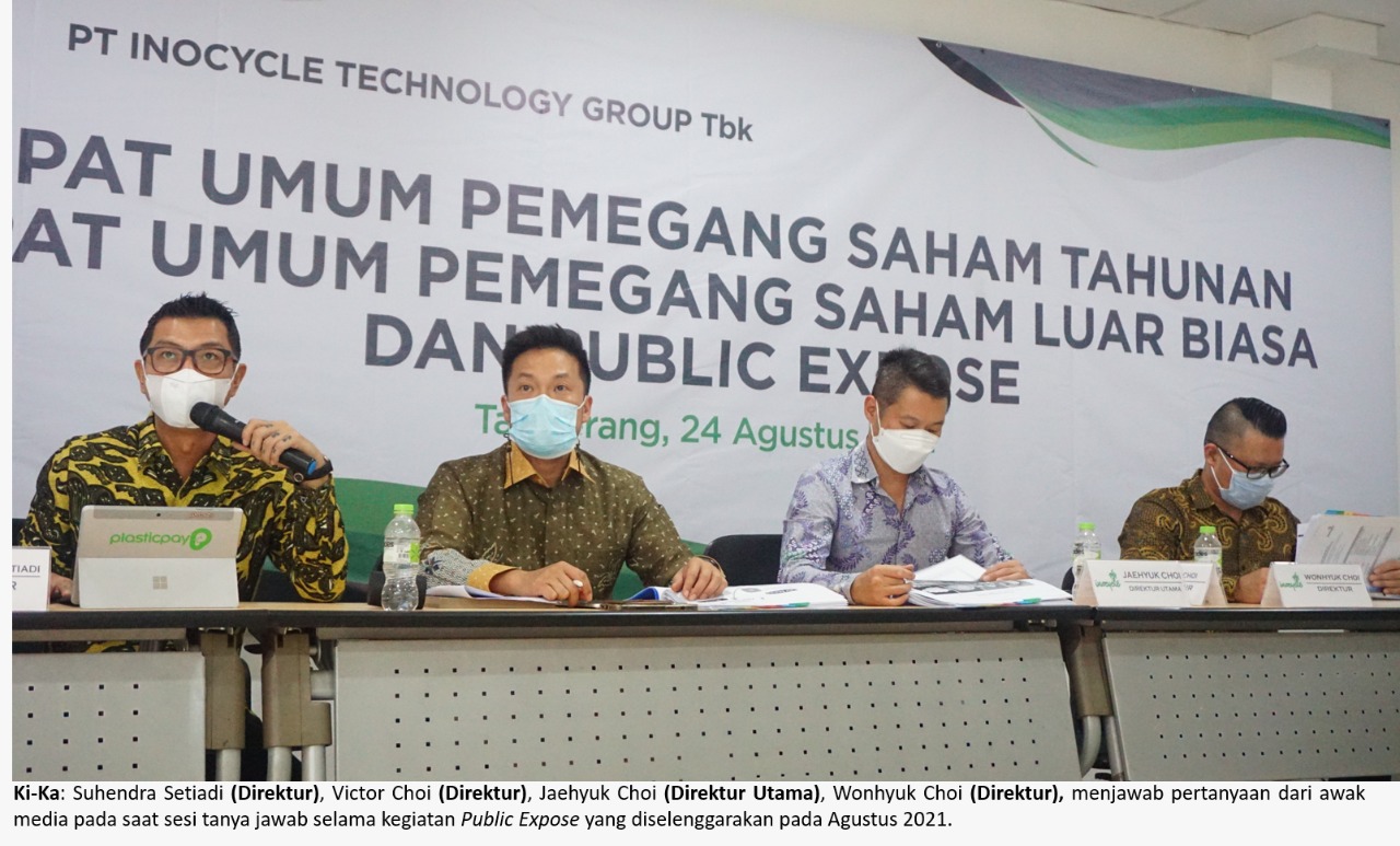 INOV Ubah Rugi Jadi Laba pada Kuartal III-2021, Andalkan Ekonomi Sirkular dan ESG