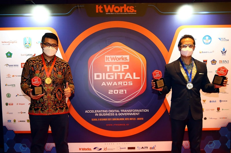 Amar Bank (AMAR) Sabet 3 Kategori Tingkat Kematangan TI di TOP Digital Awards 2021