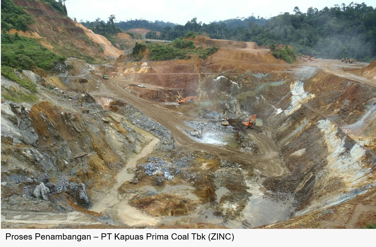 Rogoh Rp7,10 Miliar, Kapuas Prima Coal (ZINC) Raih Potensi Mineralisasi Blok Baru
