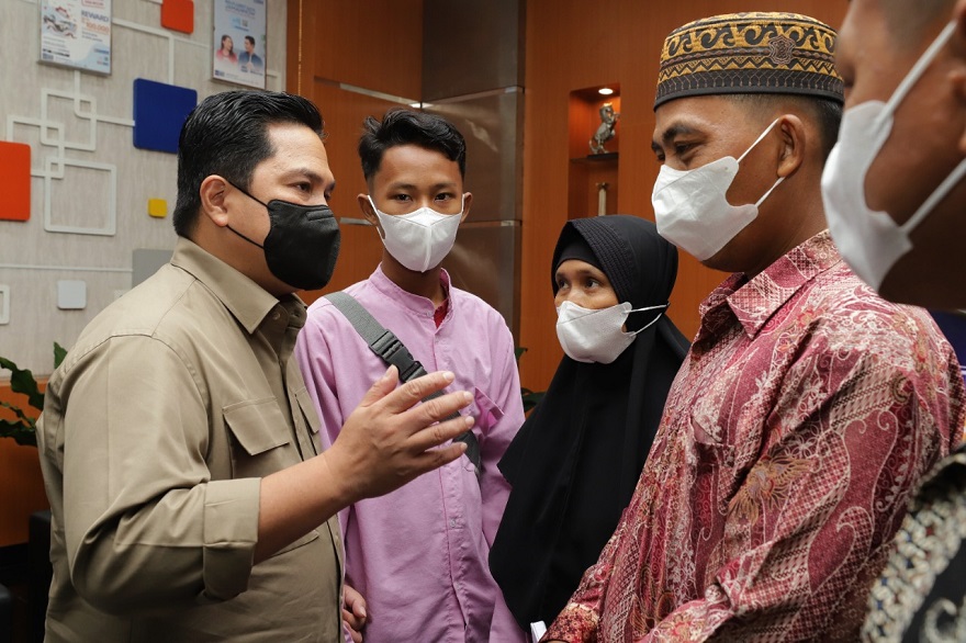 Menteri BUMN Erick Thohir Kunjungi Agen BRILink di Lampung, Ada Apa?