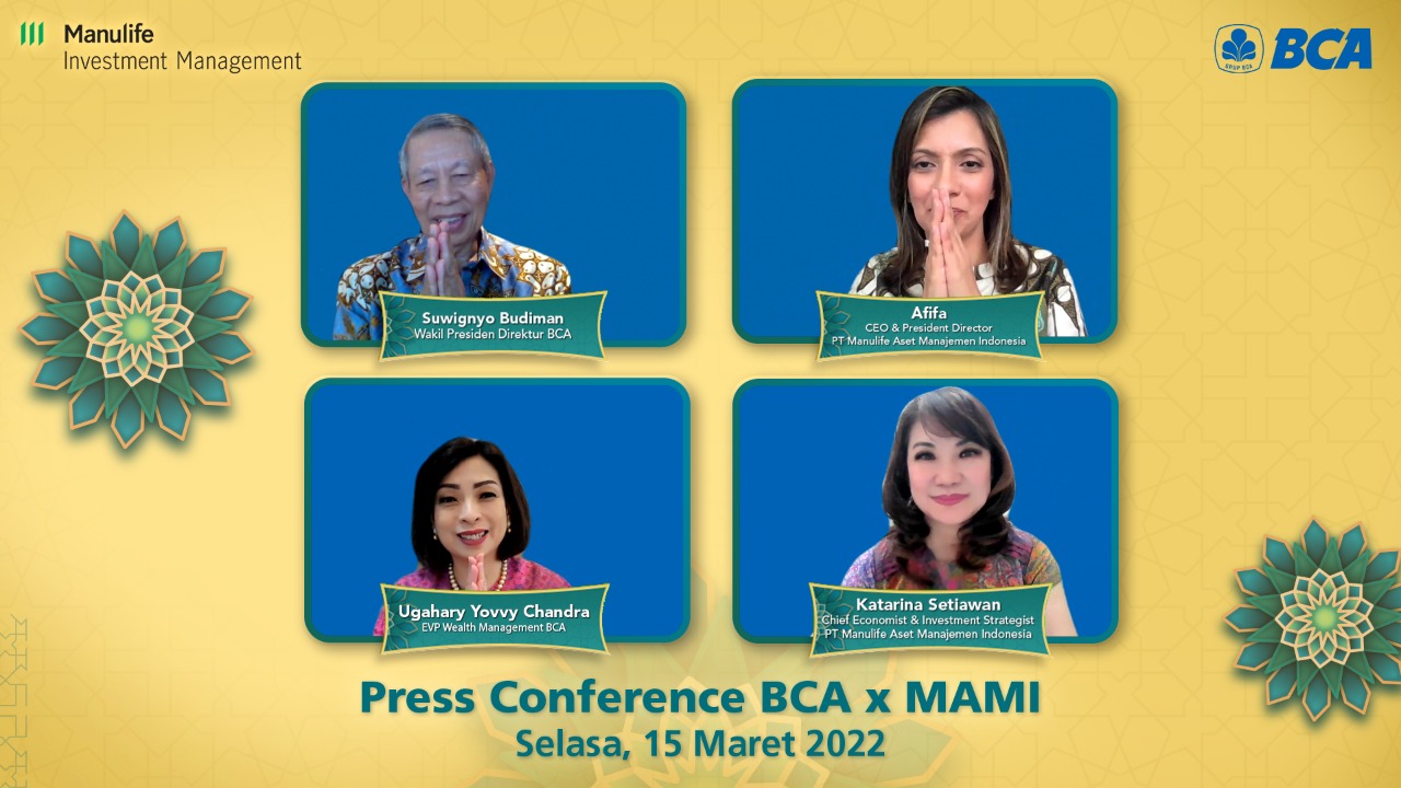 BBCA MAMI Kerja Sama BCA - Manulife Aset Manajemen Indonesia Sediakan Peluang Investasi Menarik
