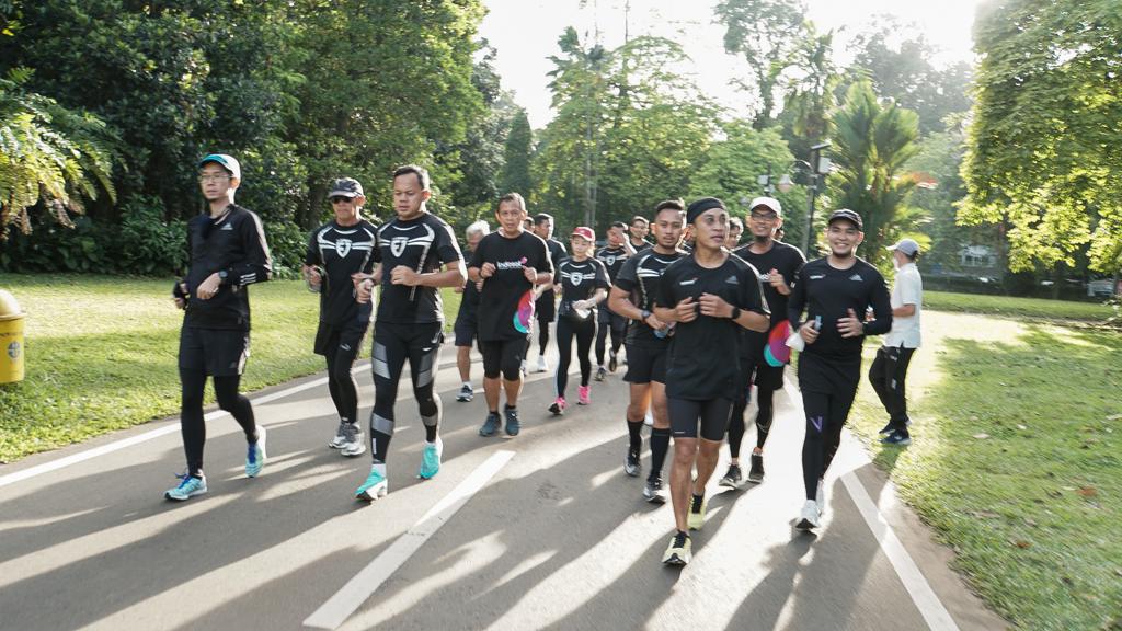 Tebarkan Gaya Hidup Sehat, Manajemen IOH - Wali Kota Bogor Lari Pagi Bersama