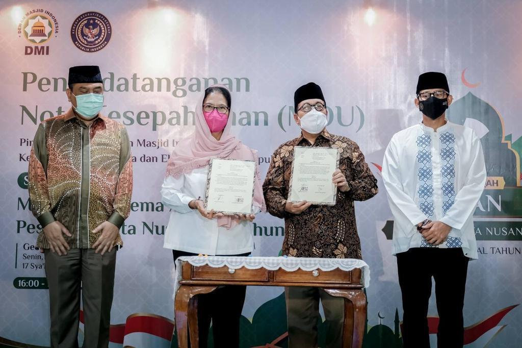 Kembangkan Wisata Religi, Kemenparekraf Gandeng Dewan Masjid Indonesia