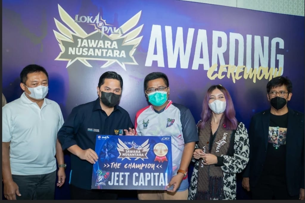 Telkomsel Umumkan Jeet Capital Pemenang Turnamen eSports Lokapala Jawara Nusantara