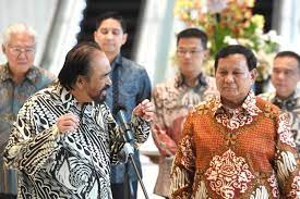 Usai Bertemu Surya Paloh, Prabowo Nyatakan Gerindra Terbuka Peluang Usung Capres Lain