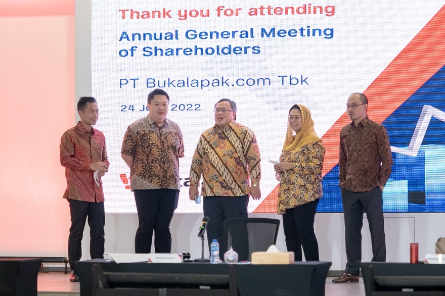 RUPS Bukalapak.com (BUKA) Setujui Realisasi Penggunaan Dana IPO