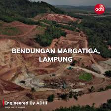 Digarap WSKT dan ADHI, Bendungan Margatiga di Lampung Segera Diresmikan