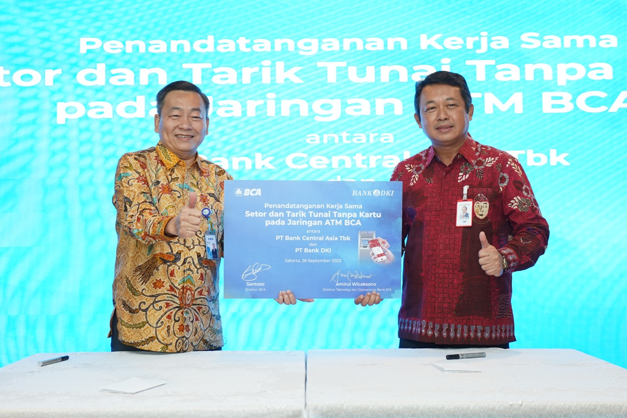 Nasabah Bank DKI Bisa Manfaatkan Jaringan ATM Setor dan Tarik Tunai BCA