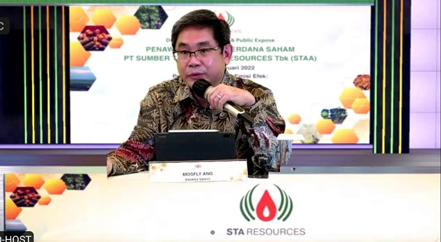 Dua Petinggi Sumber Tani Agung Serok Saham STAA Rp1,129 - Rp1.135 per Lembar