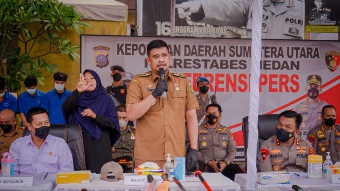 Tidak Boleh ada Praktik Premanisme di Medan, Menantu Jokowi Singgung OKP Loreng Oranye