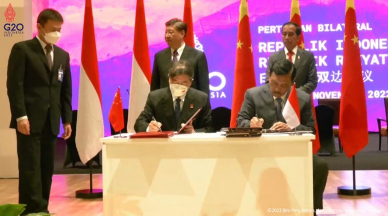 Indonesia - China Sepakat Dorong Poros Maritim Dunia dan Belt and Road Initiative