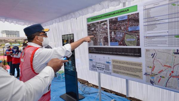 Ditinjau Menhub, Ini Perkembangan Proyek Pembangunan Rel Ganda Solo - Semarang