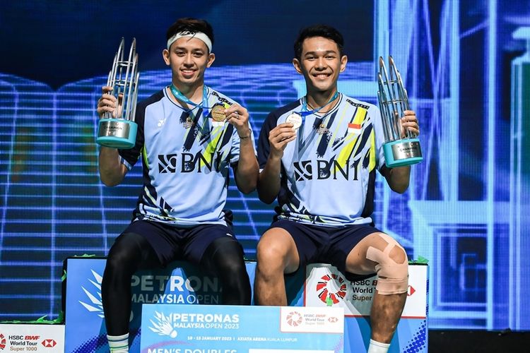 Malaysia Open 2023: Tumbangkan Ganda China, Fajar/Rian Berhak Atas Hadiah Rp1,4 Miliar 