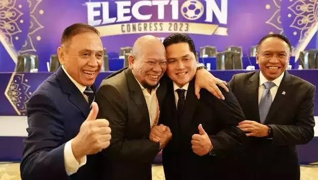 Kalahkan La Nyalla dalam Kongres, Erick Thohir Pimpin PSSI 2023-2027