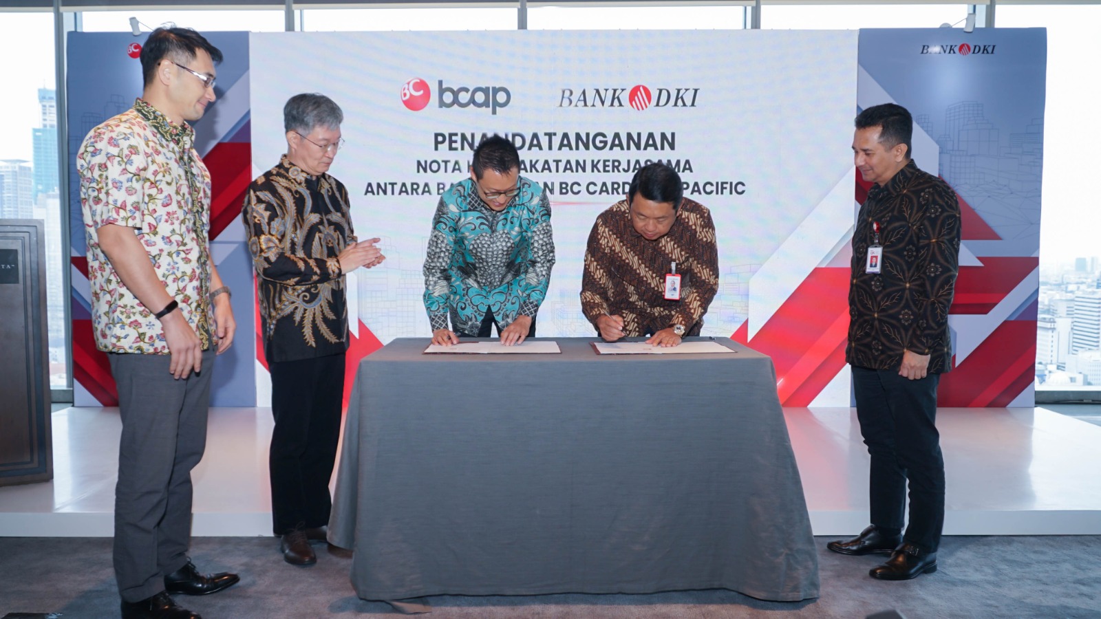 Akselerasi Bisnis Pembayaran Digital, Bank DKI Gandeng BC Card Asia Pacific