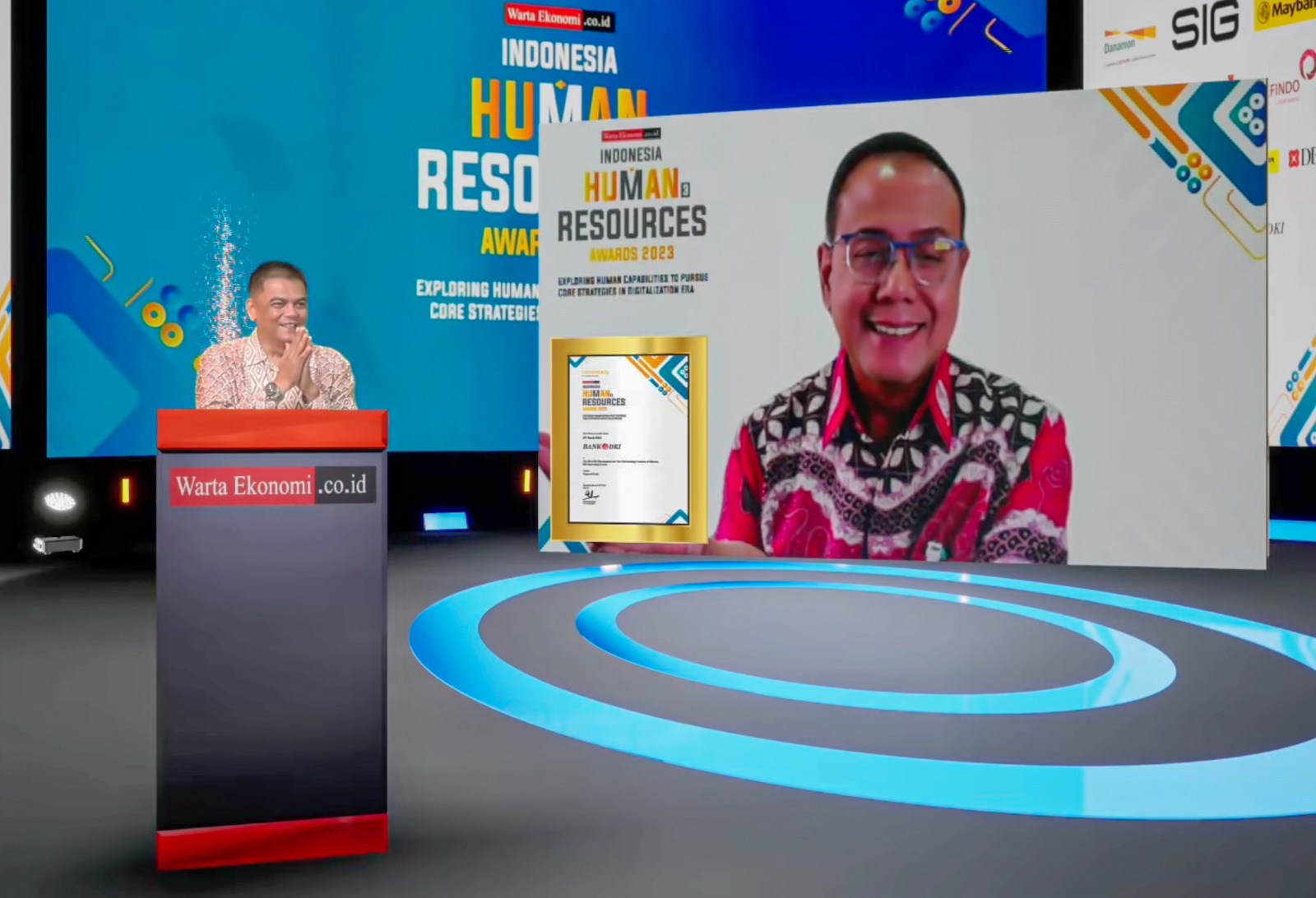 Sukses Transformasi Pengelolaan SDM, Bank DKI Raih Indonesia Human Resources Awards 2023
