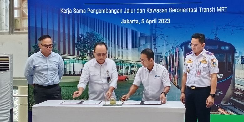 Kembangkan Kawasan TOD, MRT Jakarta Kerja Sama Jasa Marga