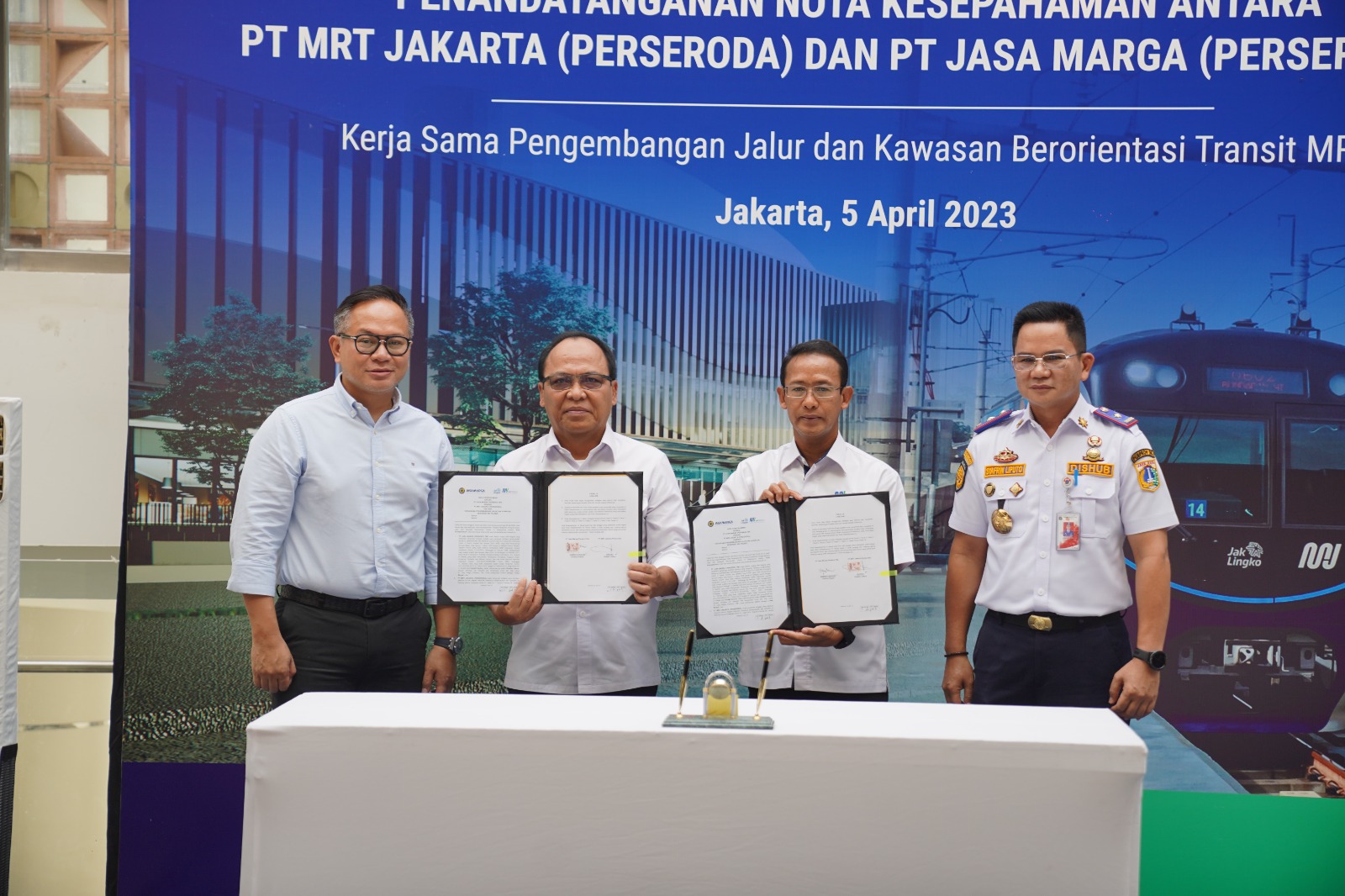 JSMR dan MRT Jakarta Sepakati Kerjasama Pengembangan Jalur dan Kawasan TOD