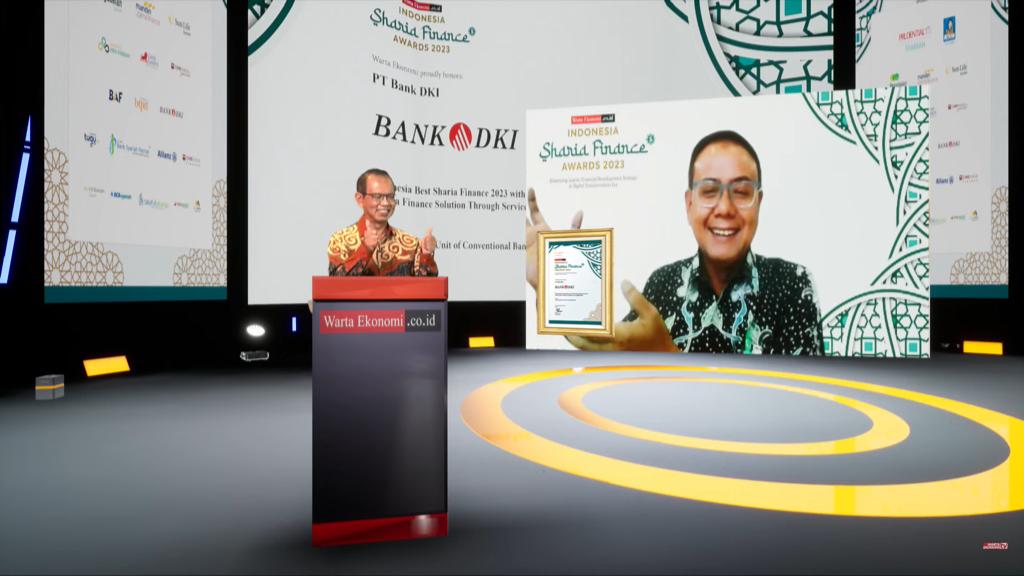 Indonesia Sharia Award, Bank DKI Raih Indonesia Best Sharia Finance 2023