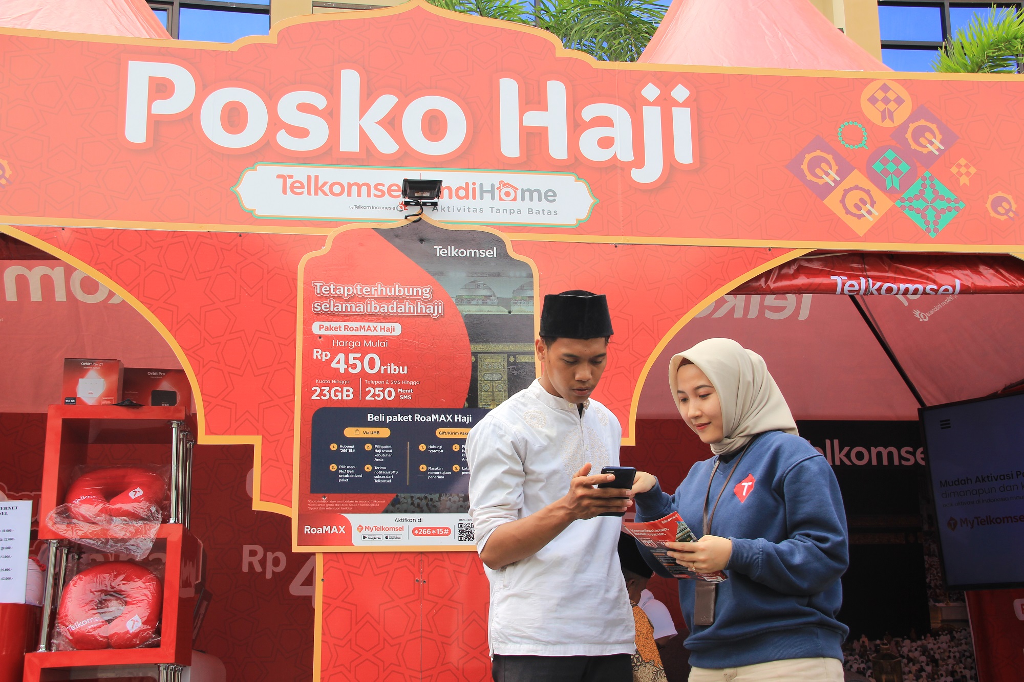 Musim Haji 2023, Telkomsel Hadirkan Paket RoaMAX Haji serta Operasikan GraPARI Mekkah