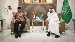 Bertemu Koleganya Menteri Haji Arab Saudi, Menag Yaqut Sampaikan Sederet Masalah