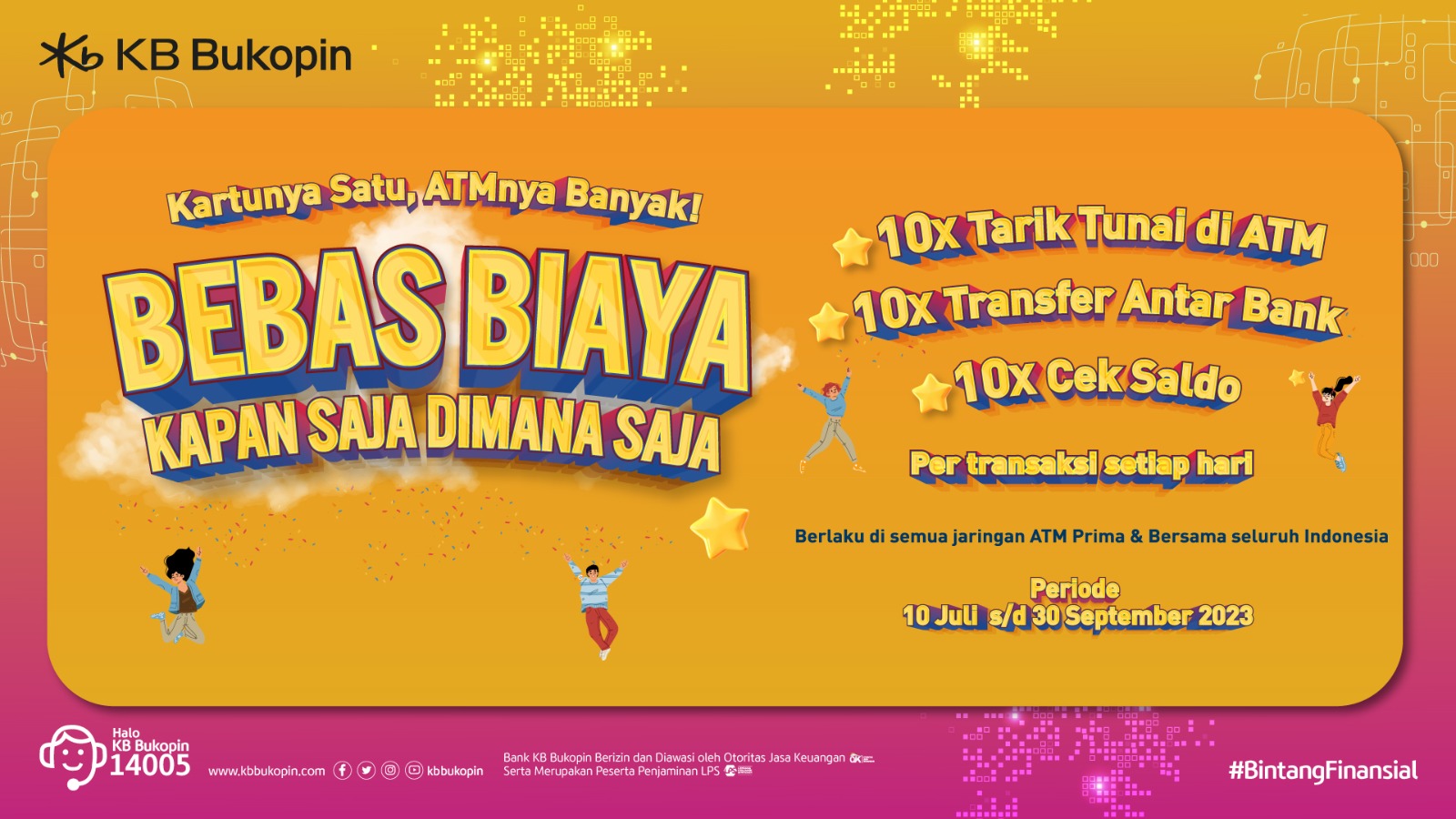 Bank KB Bukopin Berikan Nasabah Layanan Gratis Ambil Dana Pensiun di ATM Manapun