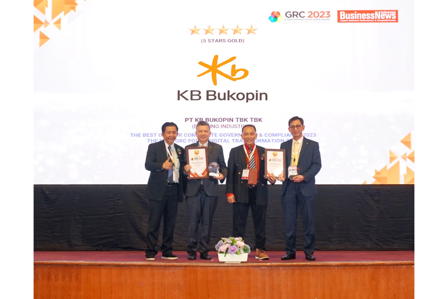Ajang GRC & Performance Excellence Awards 2023, Bank KB Bukopin Raih 3 Penghargaan 