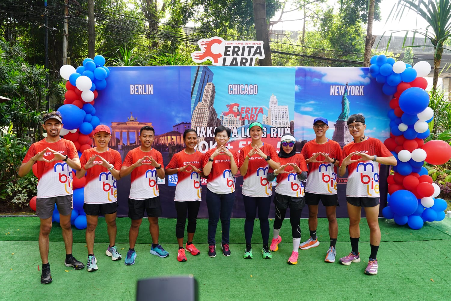 BTN MOBILE GOES TO BERLIN, Bank BTN Berangkatkan 10 Pelari ke BMW BERLIN-MARATHON 