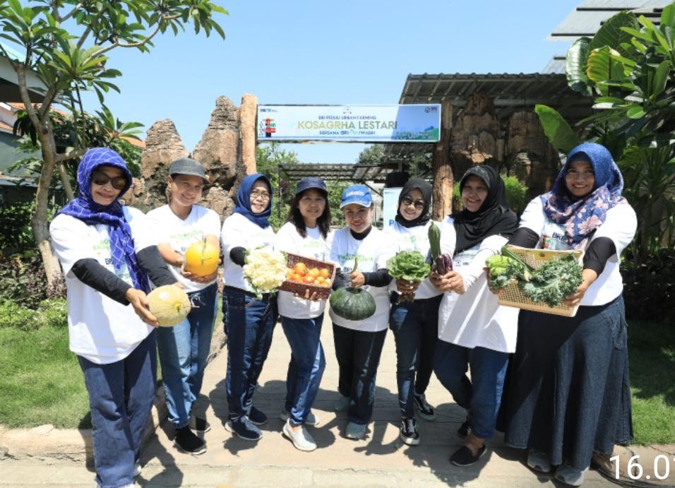 Kembangkan Urban Farming di Lahan Sempit, BRI Peduli Inspirasi Bertani di Kota (BRInita)