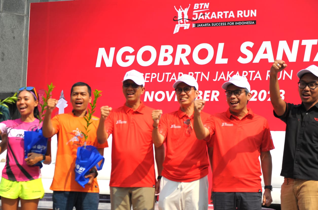 Bank BTN Dukung Sport Tourism Jakarta via BTN Jakarta Run 2023 