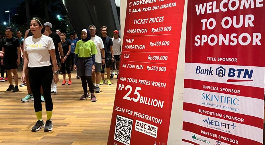 Peminat Membeludak, BTN (BBTN) Tutup Pendaftaran BTN Jakarta Run 2023 