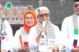 Di Monas, Menlu Tampil Memukau Bacakan Puisi Karyanya Palestina Saudaraku