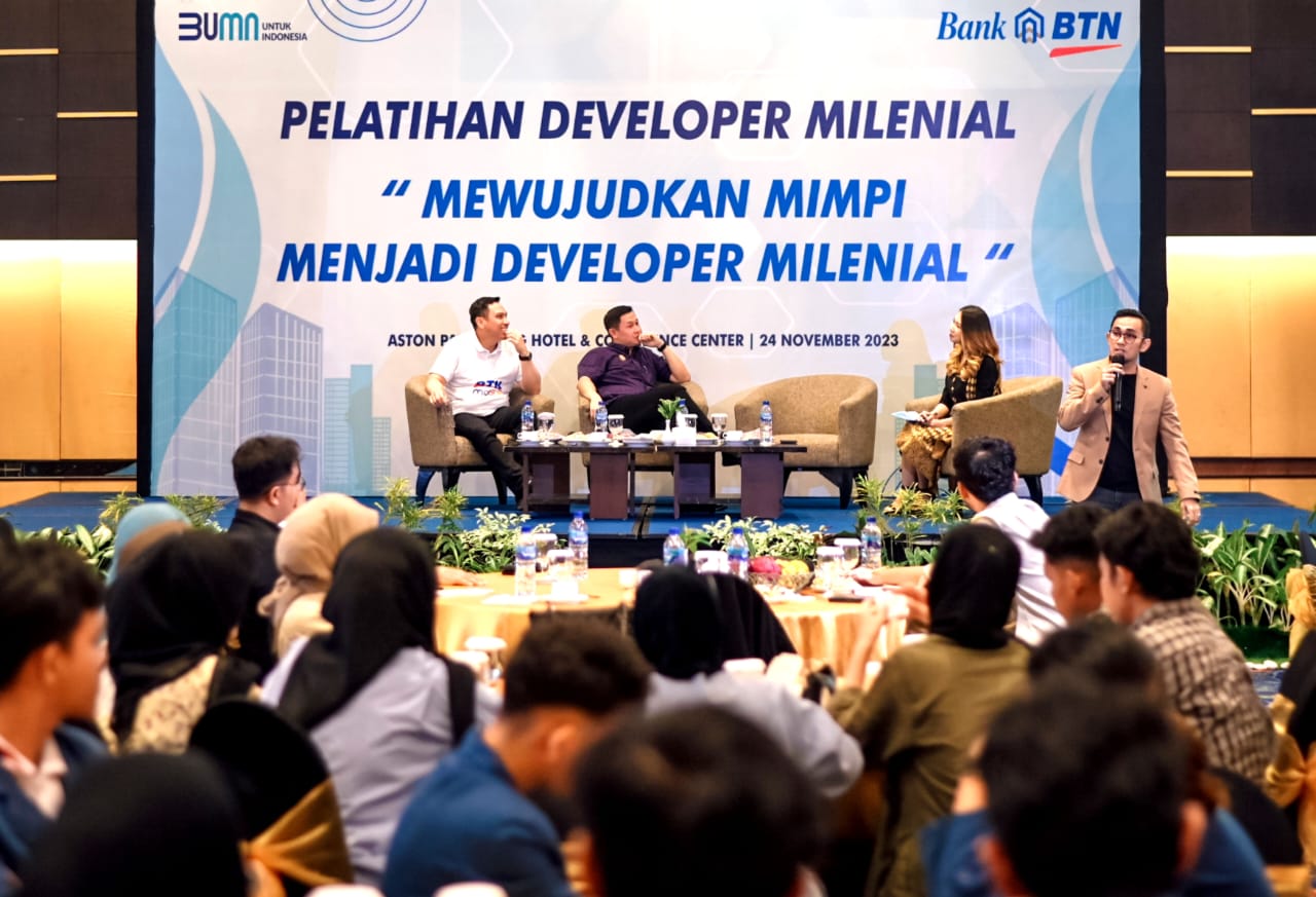 Mantul, Bank BTN (BBTN) Fasilitasi Generasi Milenial Jadi Developer Andal