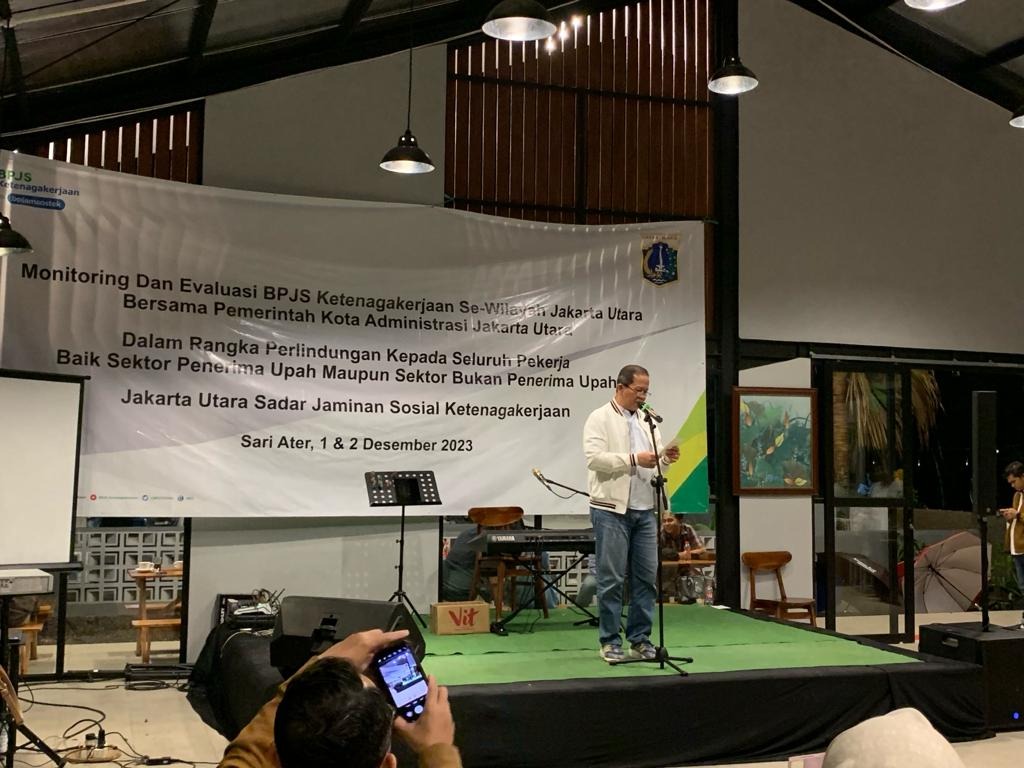 Wali Kota Jakarta Utara Evaluasi Program BPJS Ketenagakerjaan