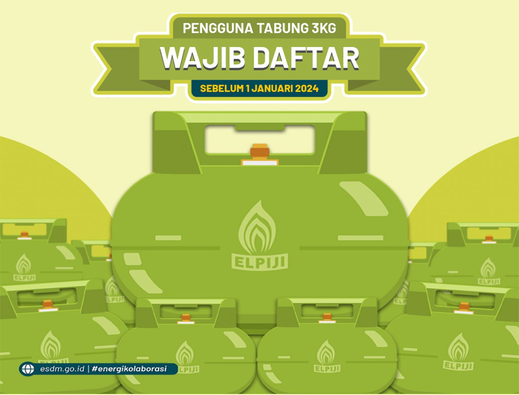 Hayo Lho! Mulai 1 Januari 2024 Pengguna Elipiji Tabung 3 kg Wajib Daftar