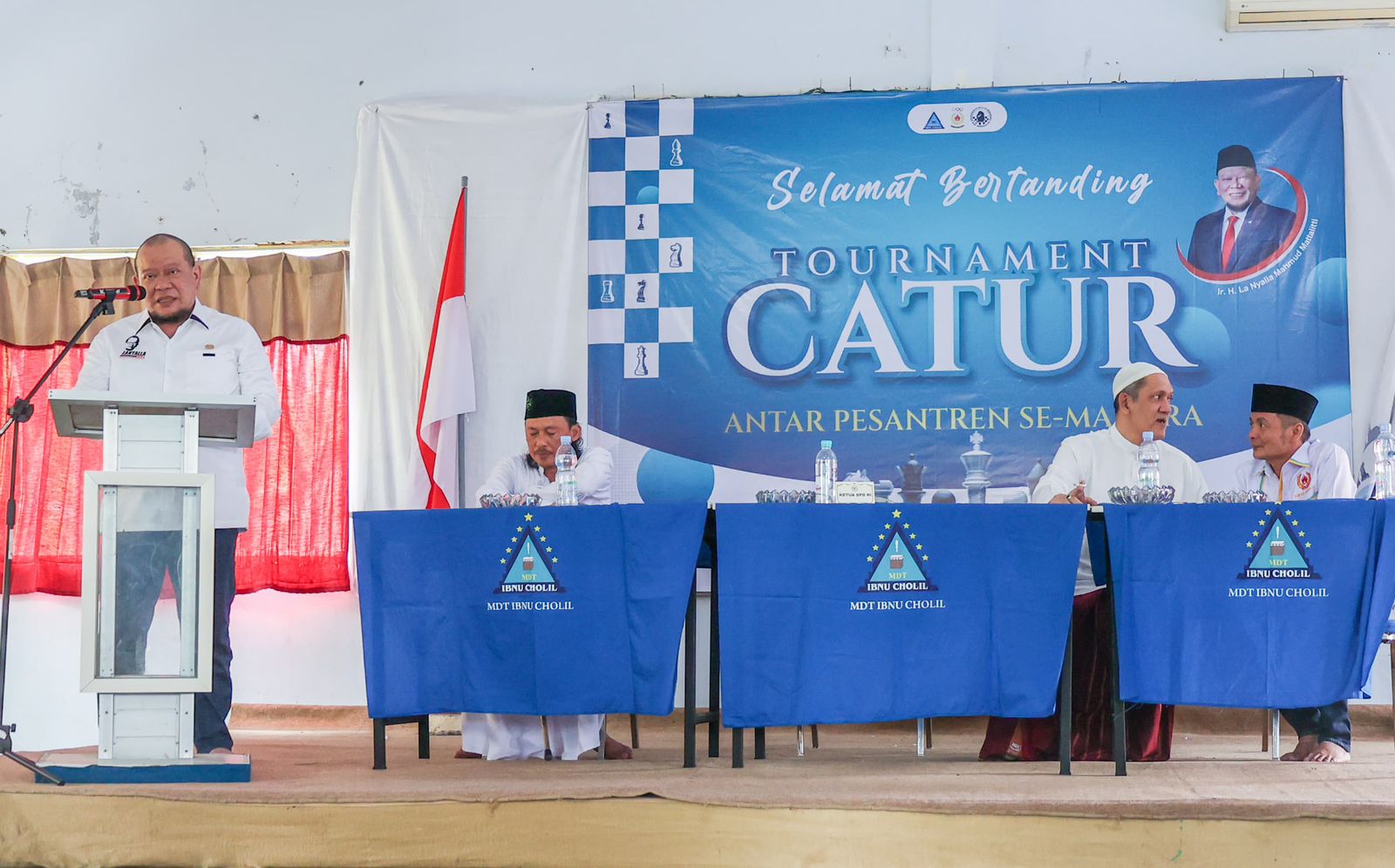 Buka Turnamen Catur Antarpesantren se-Madura, Ketua DPD RI Ulas Sejarah Islam 