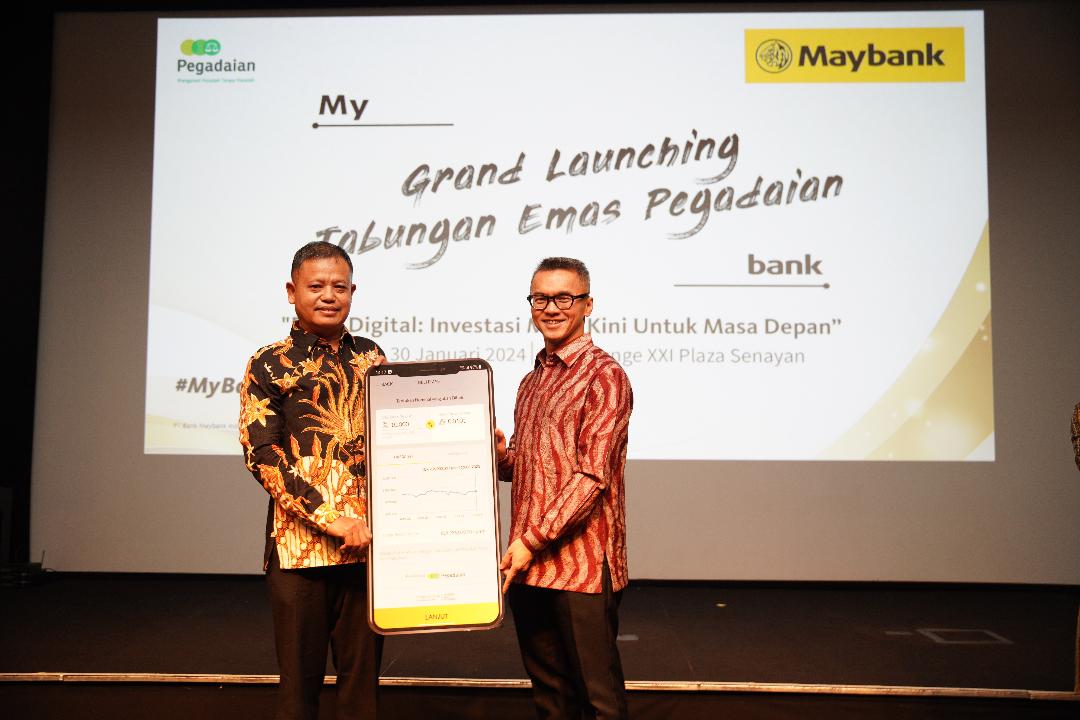 Kolaborasi Maybank Indonesia (BNII) dan Pegadaian Luncurkan Tabungan Emas Digital