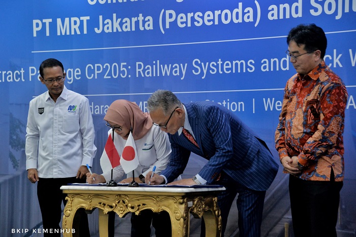 MRT Jakarta Percayakan Sojitz Corp. Garap Rute Bundaran HI-Kota
