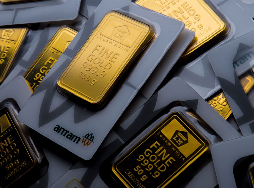 Harga Emas Antam Hari ini di Level Rp1.333.000 per Gram