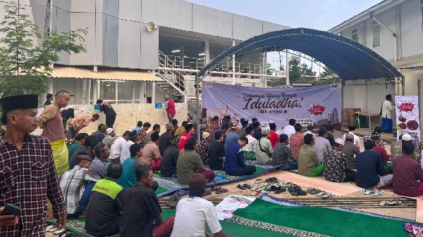 Kementerian PUPR Rayakan Idul Adha Bersama Pekerja Konstruksi di IKN